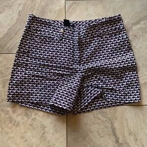 Patterned dress shorts | stretchy, pockets